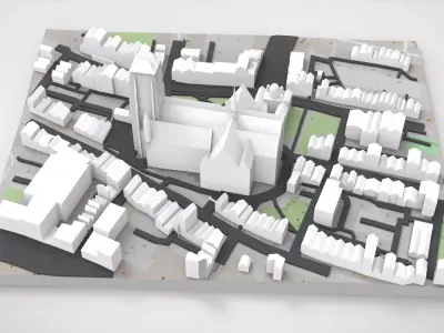 Basilika Mariy Panny Gdansk 3D model