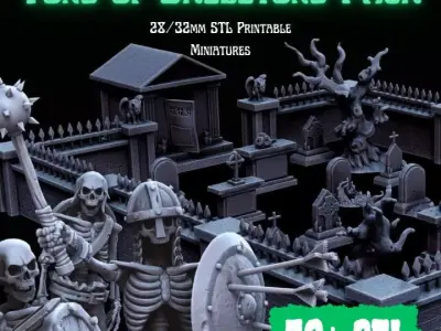 TONS OF SKELETONS - ALL IN PACK 3D print model