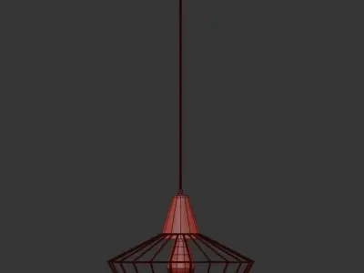 Pendant concrete 3D model