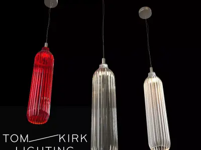 Flute Pendant by Tom Kirk Lighting 3D model