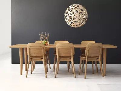 Dining Set 109 3D model