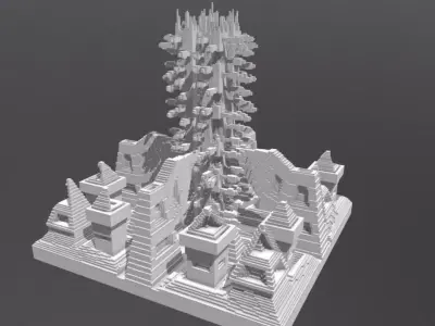 Sci-Fi Building 3D print model purchase
