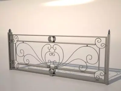 Free Architectural Fence 2 Free 3D model