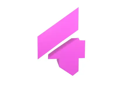 Sci-Fi Number 4 v1 004 Low-poly 3D model