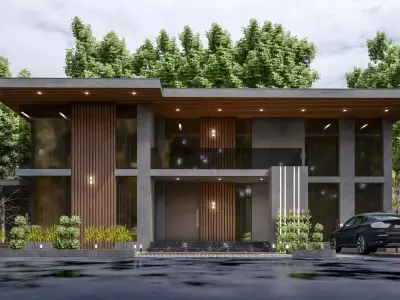 Exterior Lumion Render 3D model