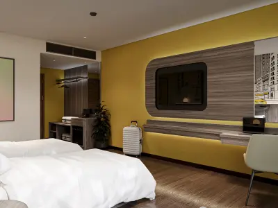 Bedroom Hotel - Contemporary Blend - Fbx - Obj  3D model