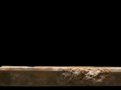 Road Traffic Stone Photogrammetry Low-poly 3D model