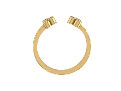 Ring - Gold - Silver 3D print model