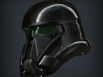 DEATH TROOPER Helmet 1to1 scale 3D print model