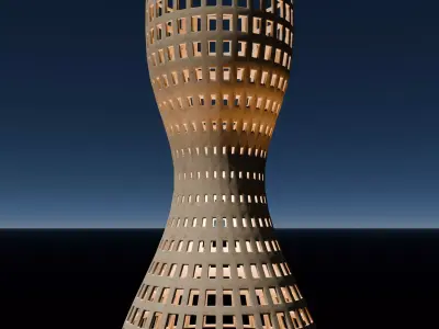 Outdoor sculpture 26O03 3D model