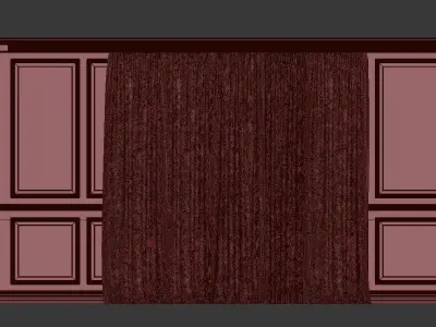 Curtain Set 191 3D model