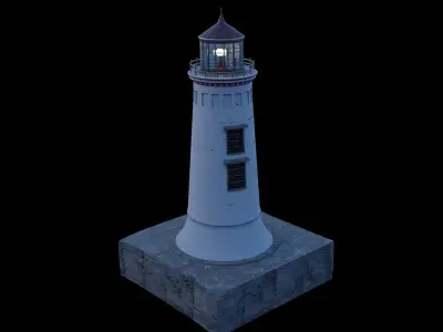 Lighthouse 3D model 8