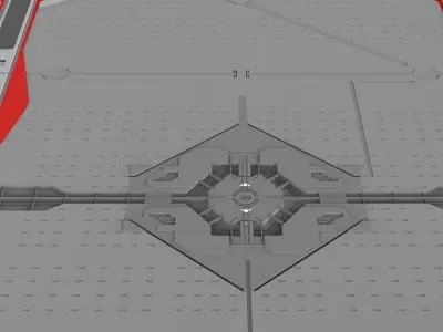 sci-fi Architectural element 14 3D model
