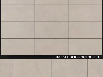 Yurtbay Seramik Basalt Beige 300x600 Set 1 3D model