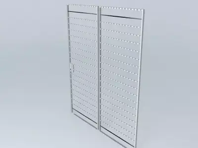 New white gate Free 3D model