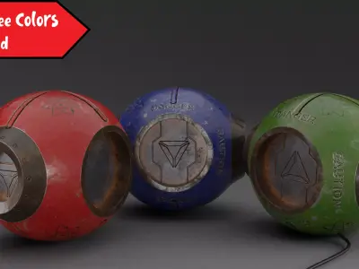 Sci fi Sphere 3D model