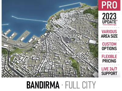 Bandirma Low-poly 3D model