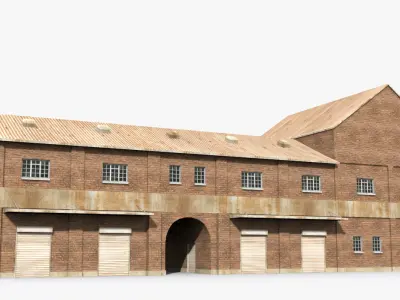 Factory x7 Low-poly 3D model purchase