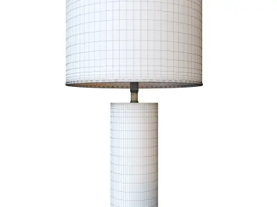CB2 SAHARA GREY TABLE LAMP 3D model
