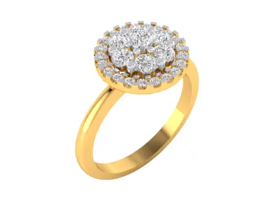 Women Ring Render 3dm STL MTL OBJ FBX Details 3D print model