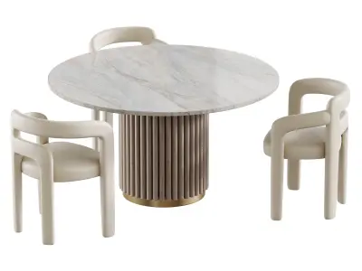 Dining table HAMBURG 3D model