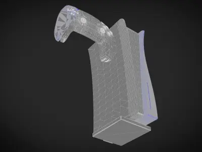 NINJA  PLAY STATION  X5 Low-poly 3D model