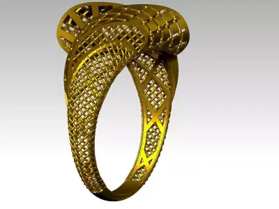 light weight ring  STL file  ready for print 3D print model 3D print model