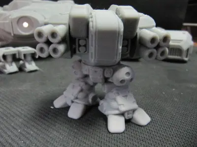 CHIBI-TECH SD - RX-4 ION CANNONS 3D print model