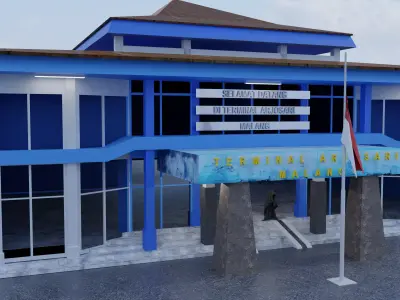 Terminal Arjosari 3D model