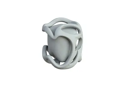 SciFi Shape Object Low Poly 13 Low-poly 3D model
