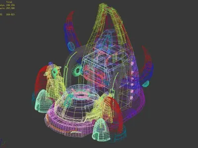 Cosmic Energy Generator 01 3D model