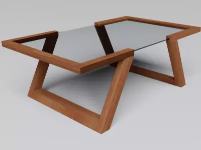 Glass Table 3D model