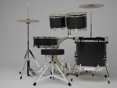 Drum kit 3D model