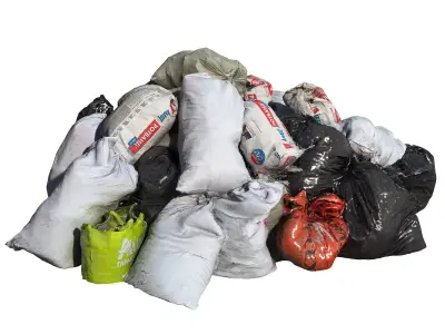 Ultra realistic pile of Garbage 3D model