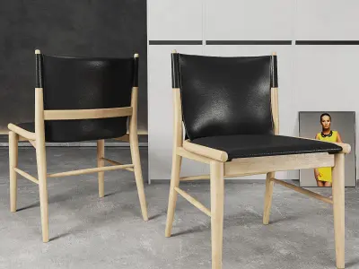 Chairs Jens set 3D model