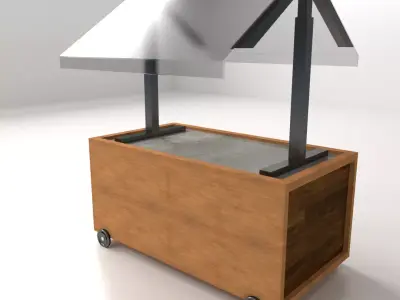 Food Cart 2 3D model