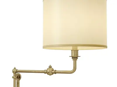 1stdibs Selection brass swing arm sconce Low-poly 3D model