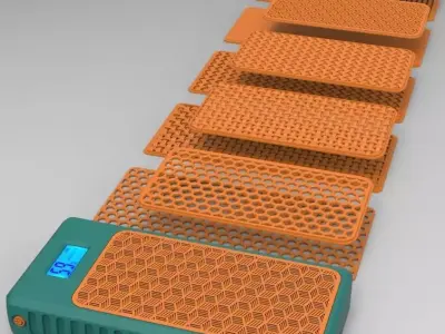 Power Bank 20K mah with All inter changeable design 3D print model