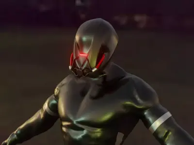 Sci-Fi Character Low-poly 3D model purchase
