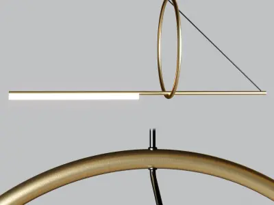 CERCLE  TRAIT PENDANT by CVL Luminaires Low-poly 3D model