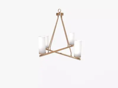 Trinity Four Light Chandeliers 3D model