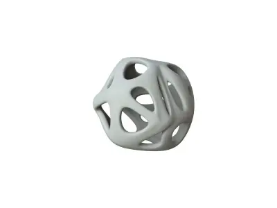 SciFi Cube Object No 18559 Low Poly Shape Texture