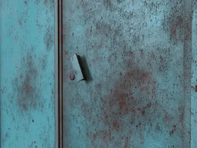 Old Iraqi door 3D model