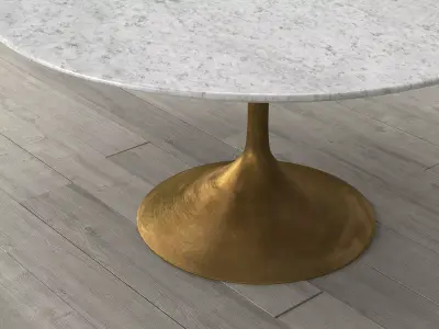 Aero Marble Dining Table 3D model