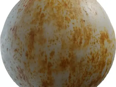 Rust Speckled White Paint  Texture