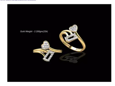 90 PLUS Ladies  Heart Ring Designs STL Pack 3D print model