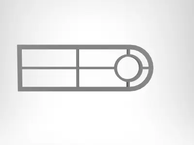 3D Window  Free low-poly 3D model