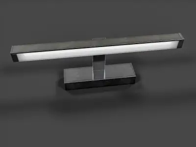 Bathroom Wall Light V02 - Low Poly Low-poly 3D model