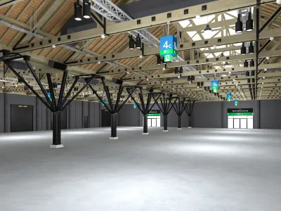 Exhibition Hall 33 3D model