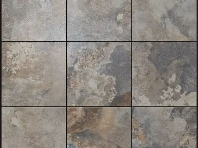 Yurtbay Seramik Kayah Mica 300x300 Set 2 3D model